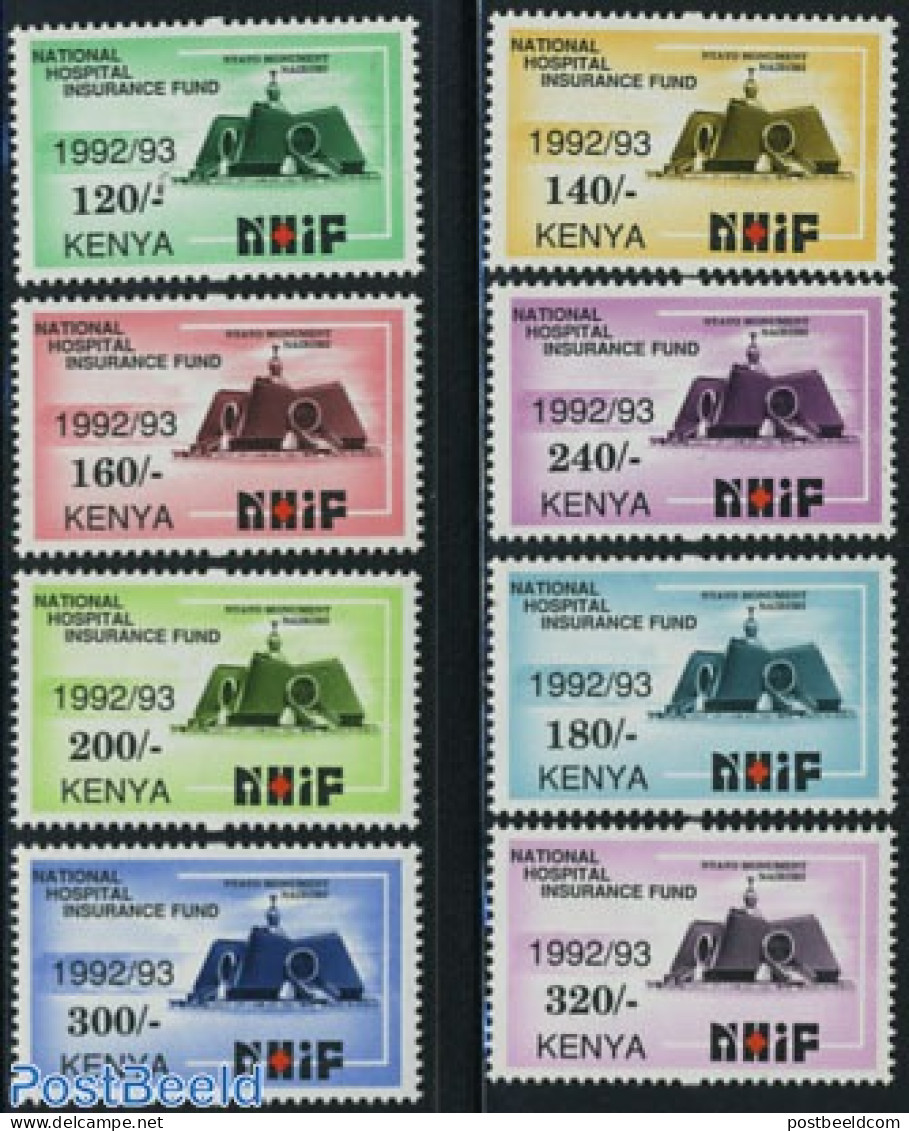 Kenia 1992 Nat. Hospital Fund 8v, Mint NH - Andere & Zonder Classificatie