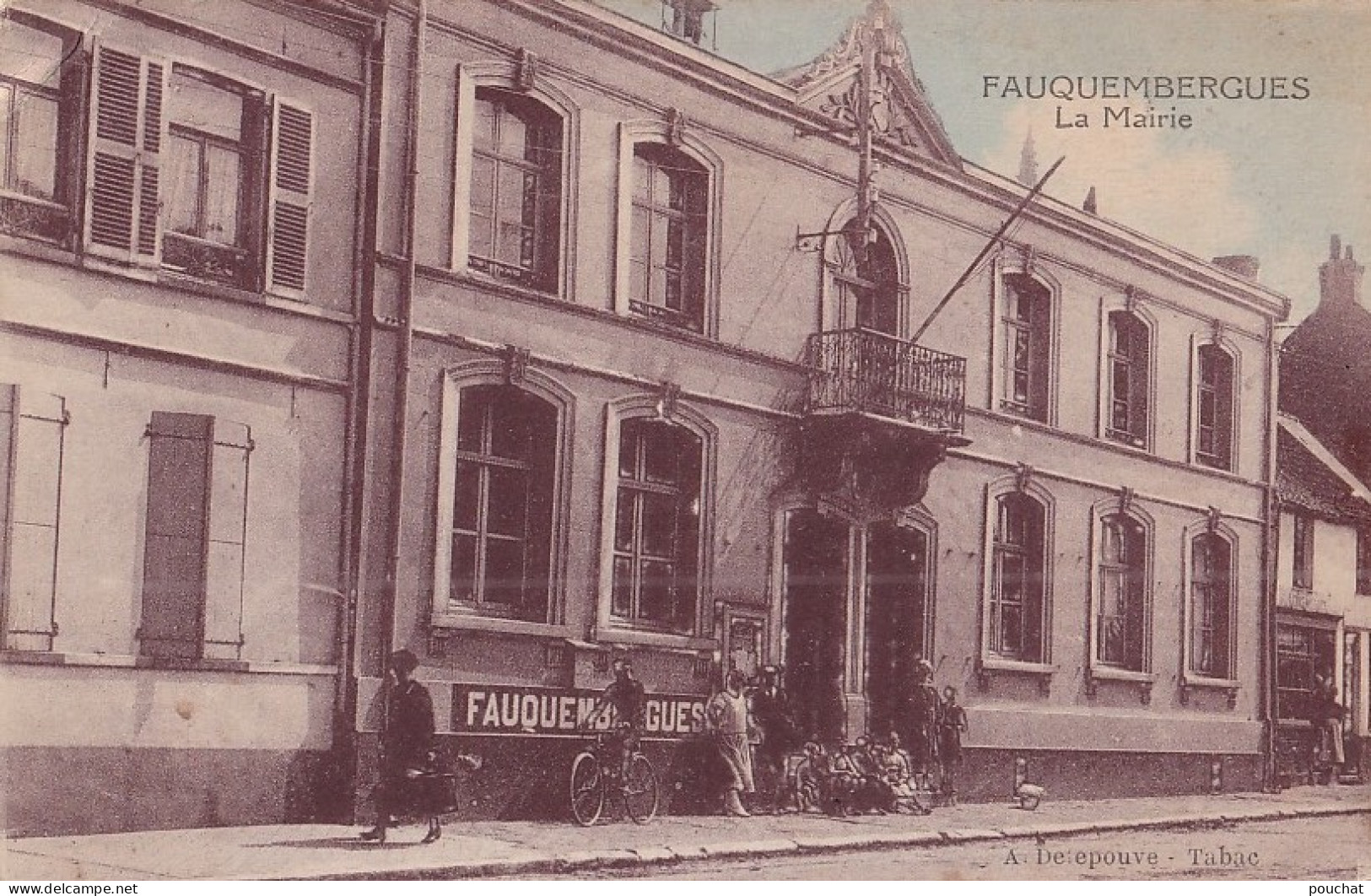 D5-62)  FAUQUEMBERGUES -  LA  MAIRIE  - ( 2 SCANS ) - Fauquembergues