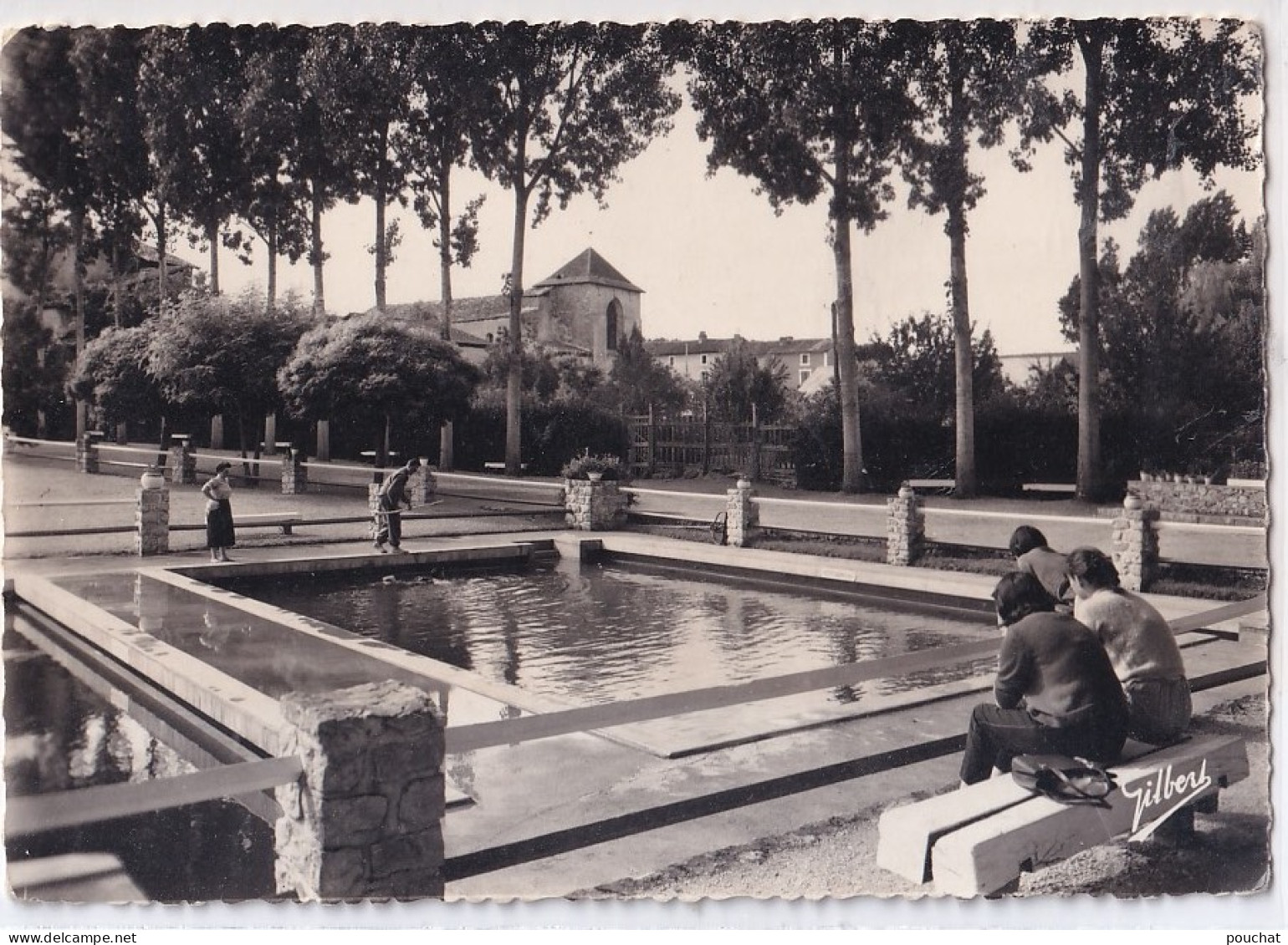 D5-16) RUFFEC - CONDAC - PISCINE DU MOULIN ENCHANTE PROPRIETAIRE M. COTTINEAUD - BASSIN ECOLE - EGLISE  - ( 2 SCANS ) - Ruffec