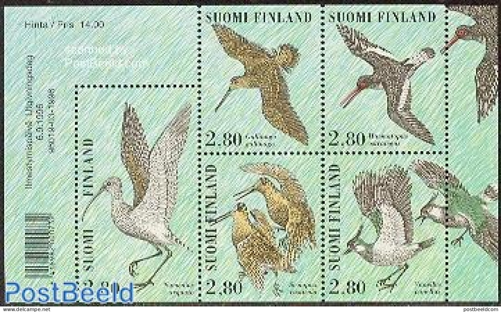 Finland 1996 Birds S/s, Mint NH, Nature - Birds - Unused Stamps