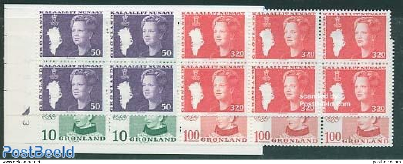 Greenland 1989 Definitives Booklet, Mint NH, Stamp Booklets - Ungebraucht