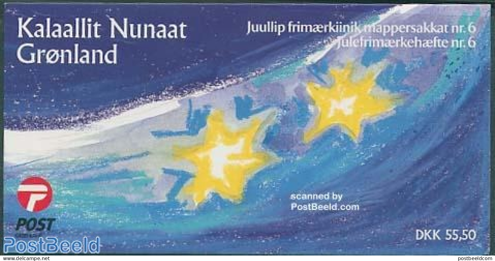 Greenland 2001 Christmas Booklet, Mint NH, Nature - Religion - Birds - Christmas - Stamp Booklets - Ungebraucht