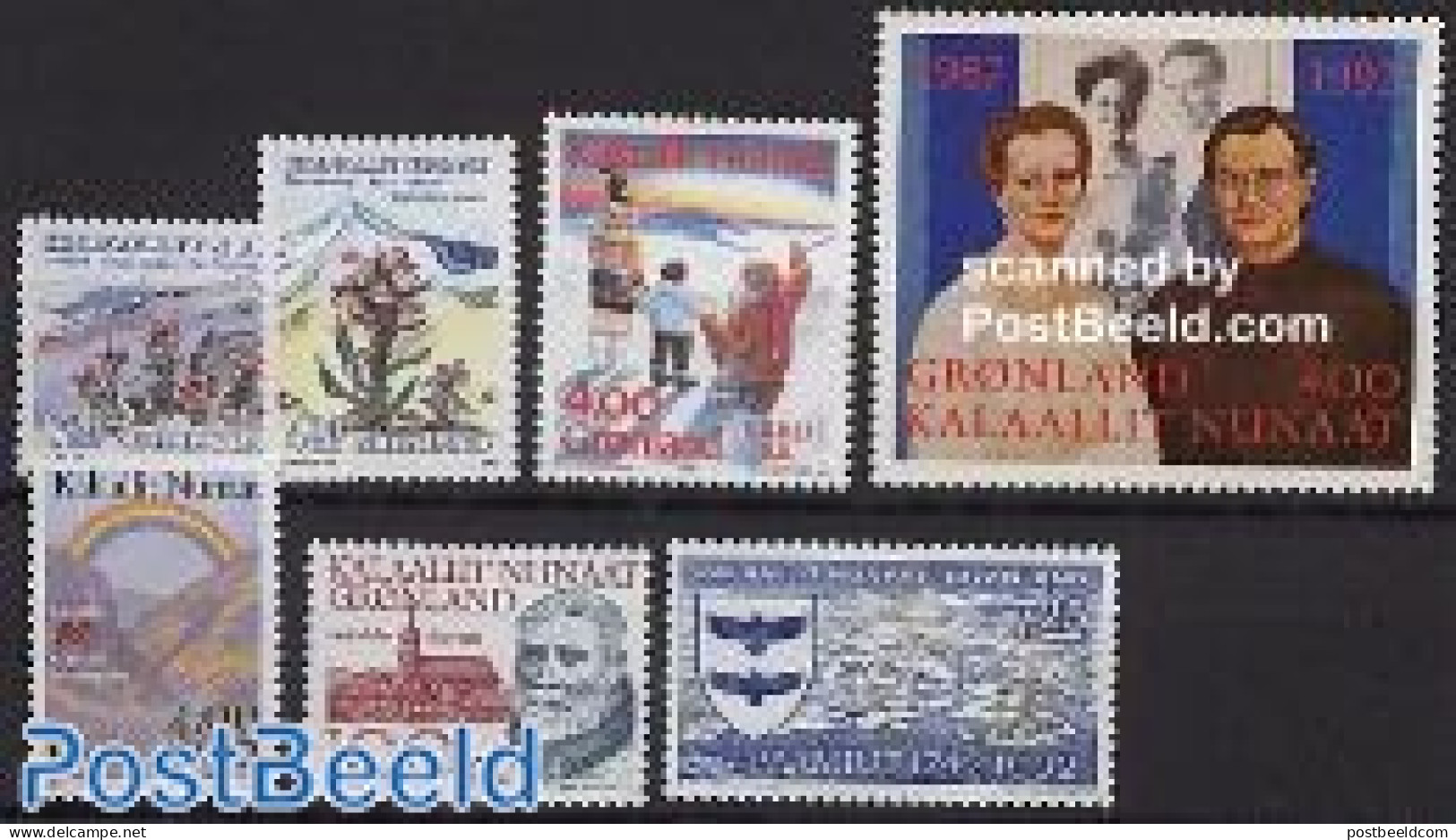 Greenland 1992 Yearset 1992 (7v), Mint NH, Various - Yearsets (by Country) - Nuevos