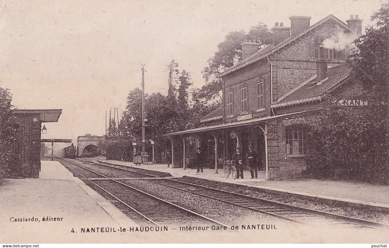 D9-60) NANTEUIL  LE  HAUDOUIN - INTERIEUR  GARE  DE NANTEUIL - ( 2 SCANS ) - Nanteuil-le-Haudouin