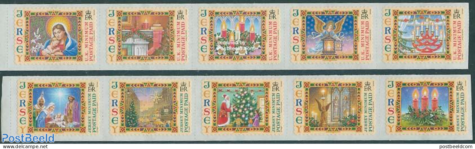 Jersey 2005 Christmas 10v S-a (with Year 2005), Mint NH, Religion - Christmas - Weihnachten