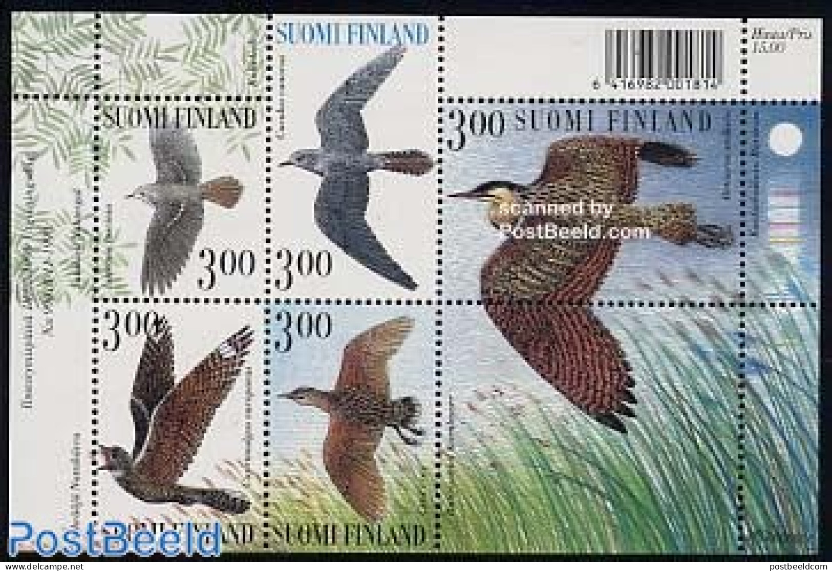 Finland 1999 Birds S/s, Mint NH, Nature - Birds - Ungebraucht