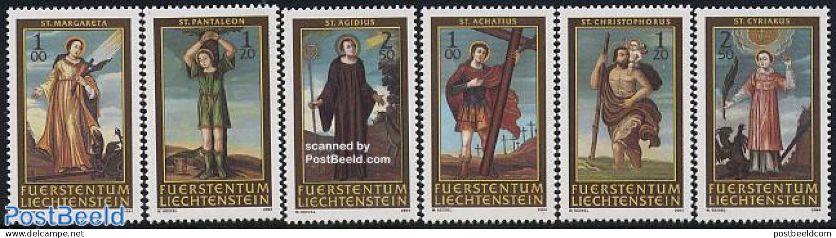 Liechtenstein 2004 Holy People 6v, Mint NH, Religion - Religion - Unused Stamps