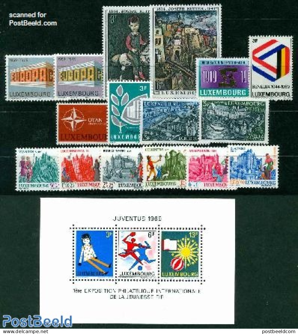 Luxemburg 1969 Yearset 1969, Complete, 16v +, Mint NH, Various - Yearsets (by Country) - Ongebruikt