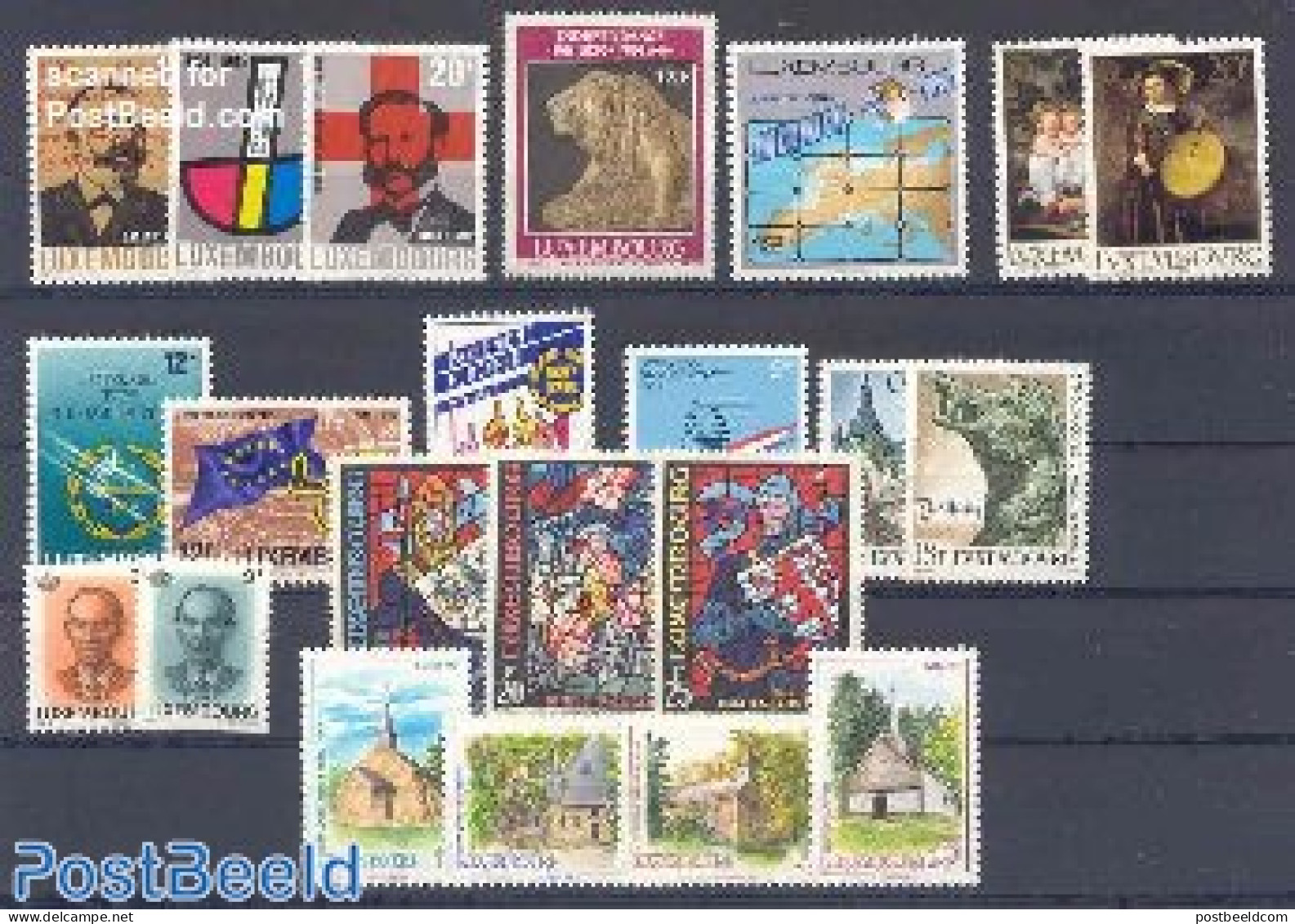 Luxemburg 1989 Yearset 1989, Complete, 22v, Mint NH, Various - Yearsets (by Country) - Neufs
