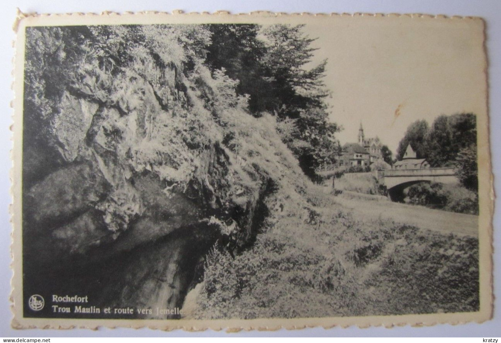 BELGIQUE - NAMUR - ROCHEFORT - Trou Maulin Et Route Vers Jemelle - 1948 - Rochefort