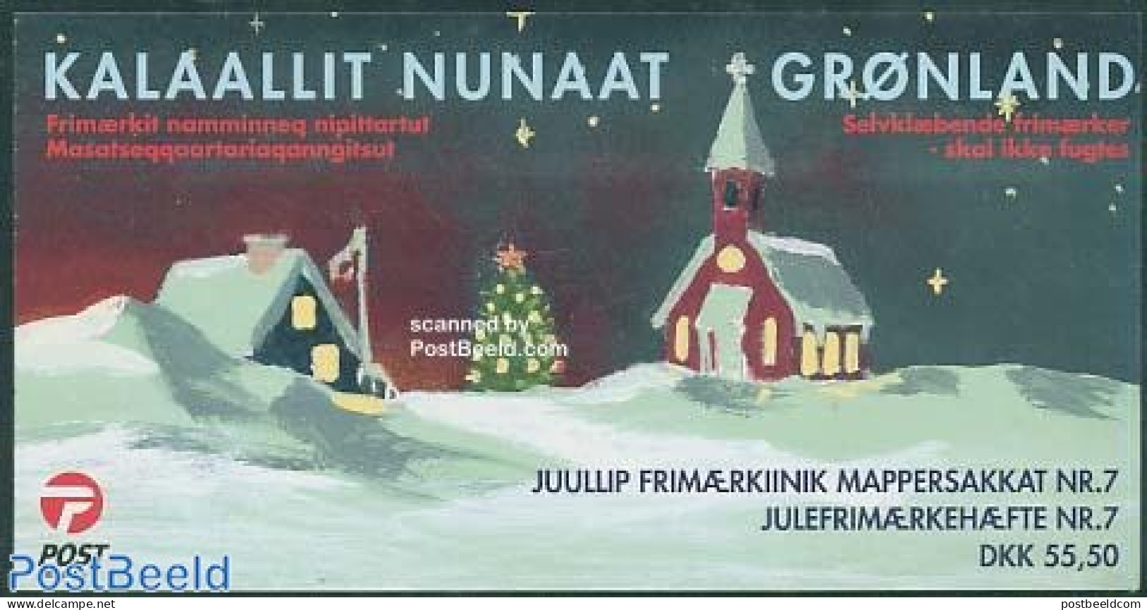 Greenland 2002 Christmas Booklet, Mint NH, Religion - Christmas - Stamp Booklets - Nuevos