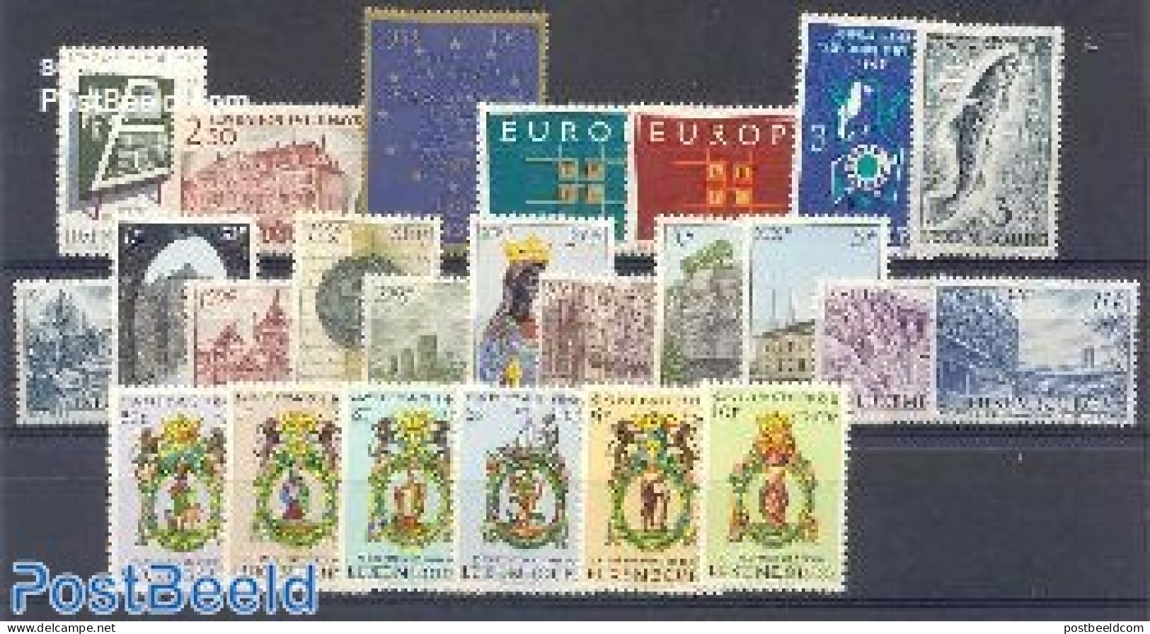 Luxemburg 1963 Yearset 1963, Complete, 24v, Mint NH, Various - Yearsets (by Country) - Nuovi