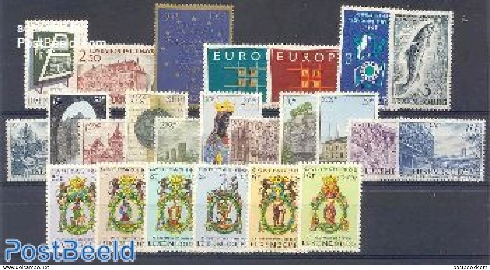 Luxemburg 1963 Yearset 1963, Complete, 24v, Mint NH, Various - Yearsets (by Country) - Neufs