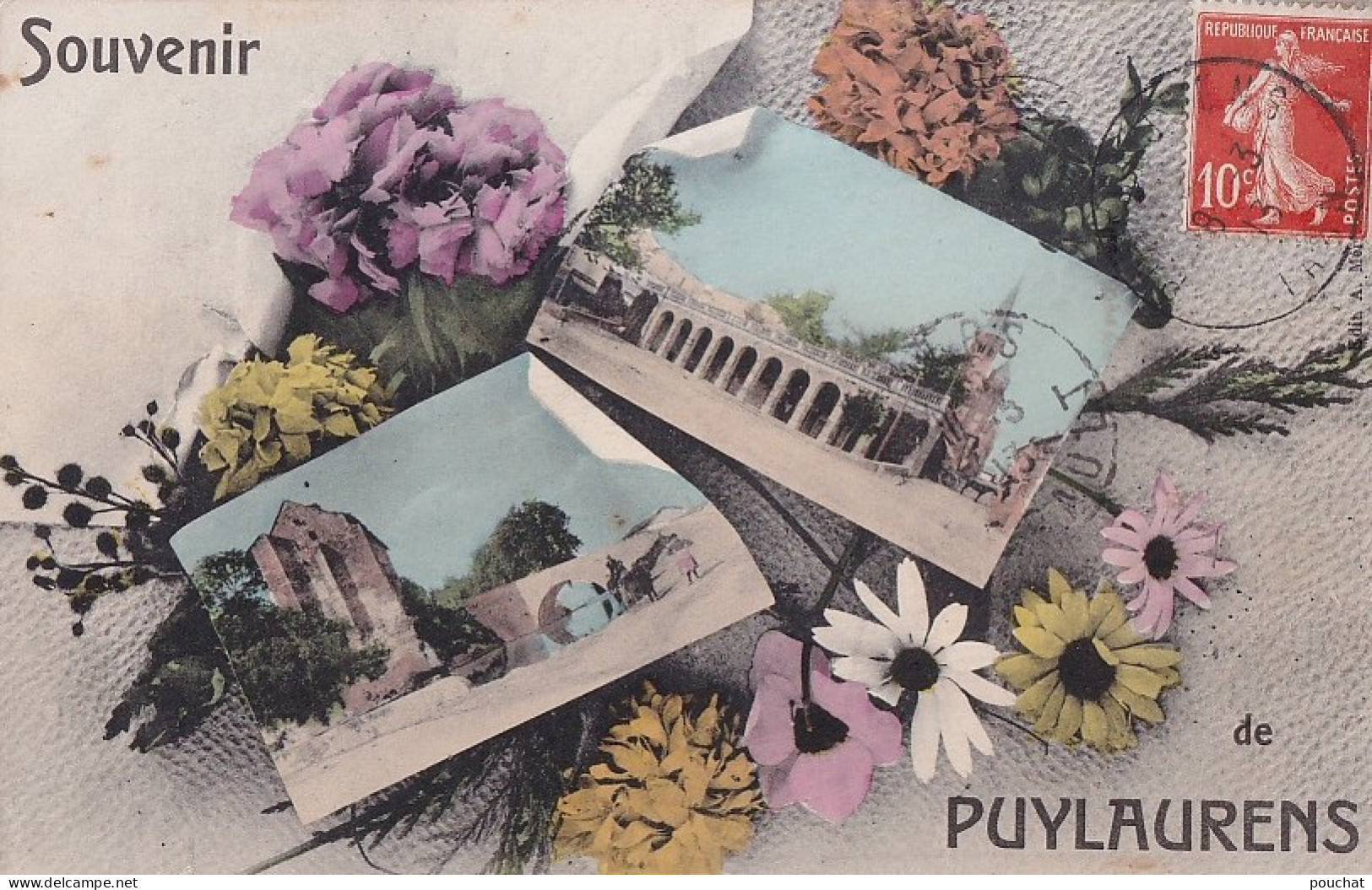 D16-81) PUYLAURENS  - SOUVENIR - EN  1913 - Puylaurens