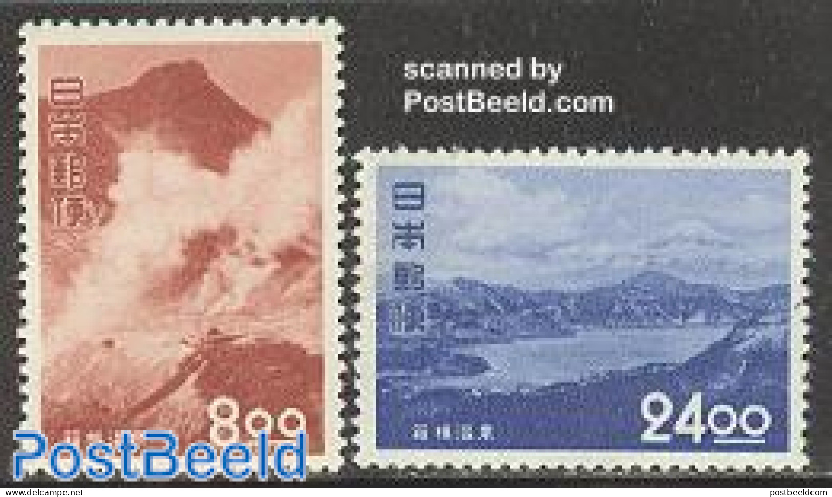 Japan 1951 Tourism 2v, Mint NH, History - Geology - Nuevos