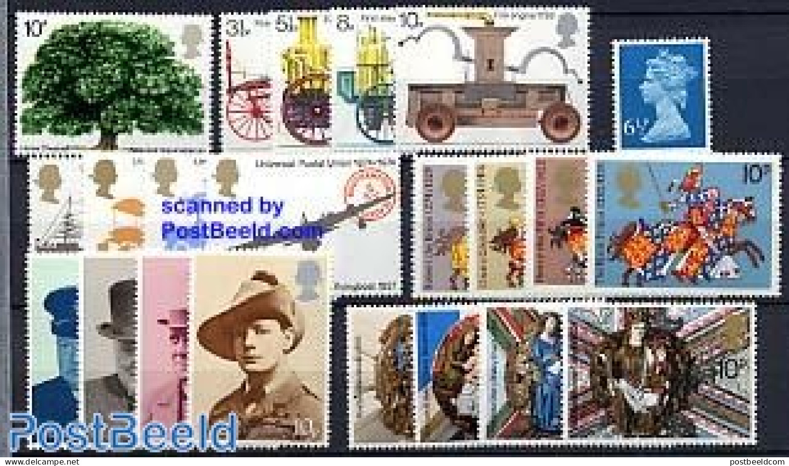 Great Britain 1974 Yearset 1974 (22v), Mint NH, Various - Yearsets (by Country) - Nuovi