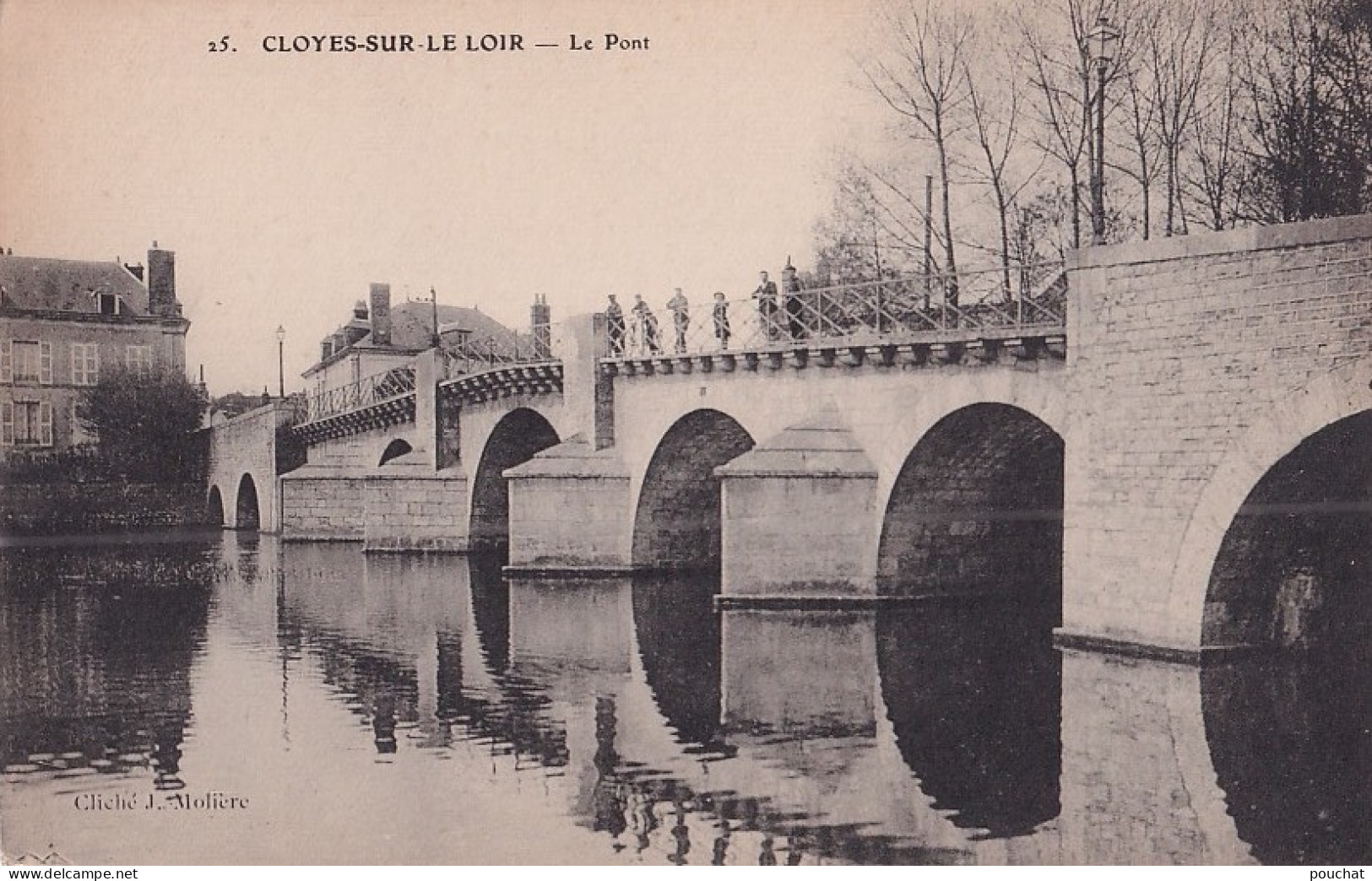 D18-28) CLOYES SUR LE LOIR -  LE PONT  - ( 2 SCANS ) - Cloyes-sur-le-Loir