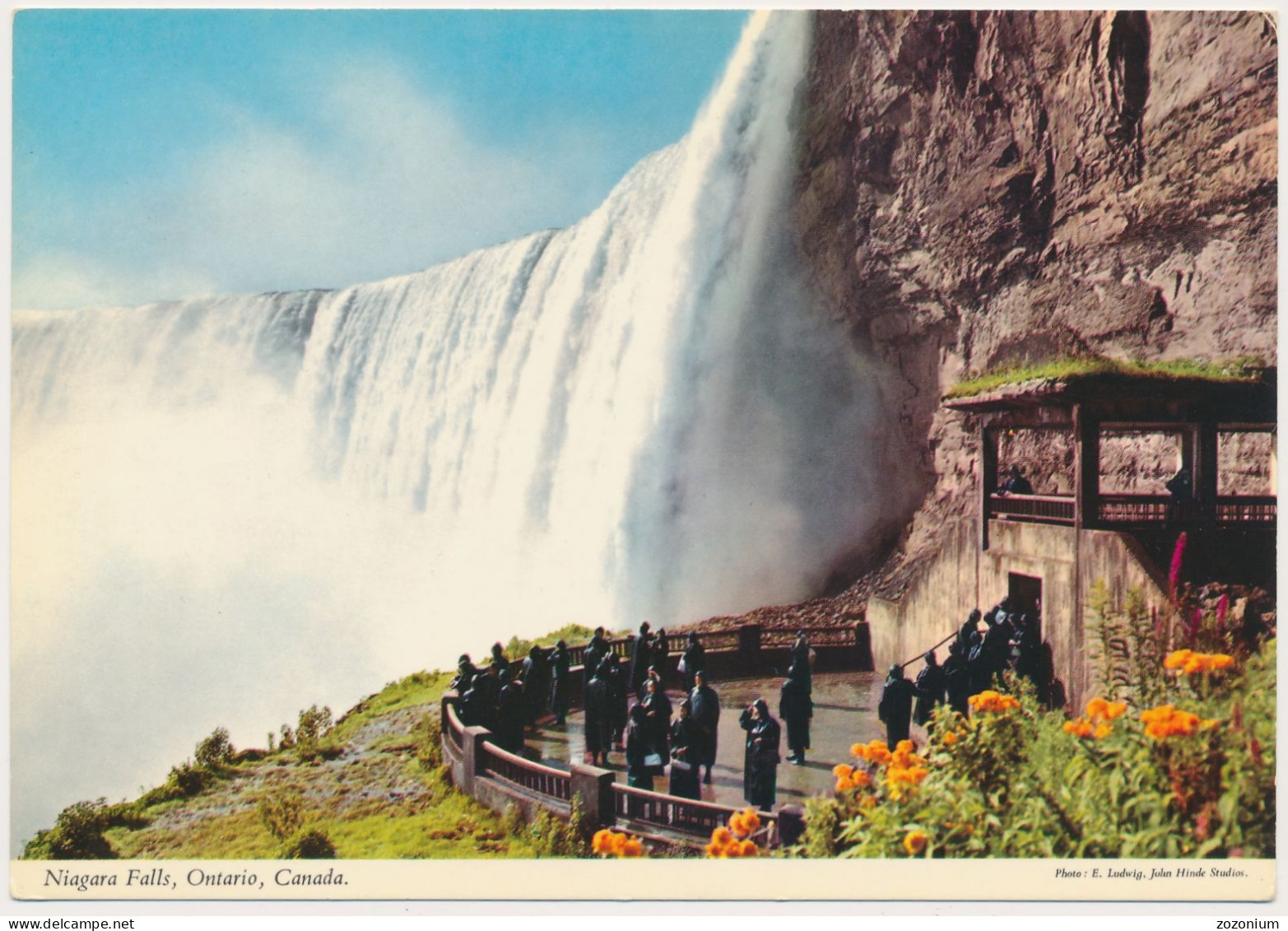 CANADA Niagara Falls  JOHN HINDE Vintage Photo Postcard Post Card Carte - Chutes Du Niagara