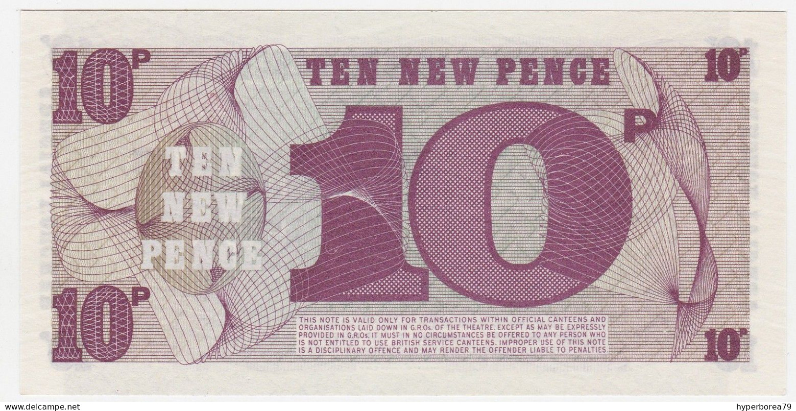 Great Britain BAF P M48 - 10 New Pence 1972 6th Series - UNC - British Troepen & Speciale Documenten