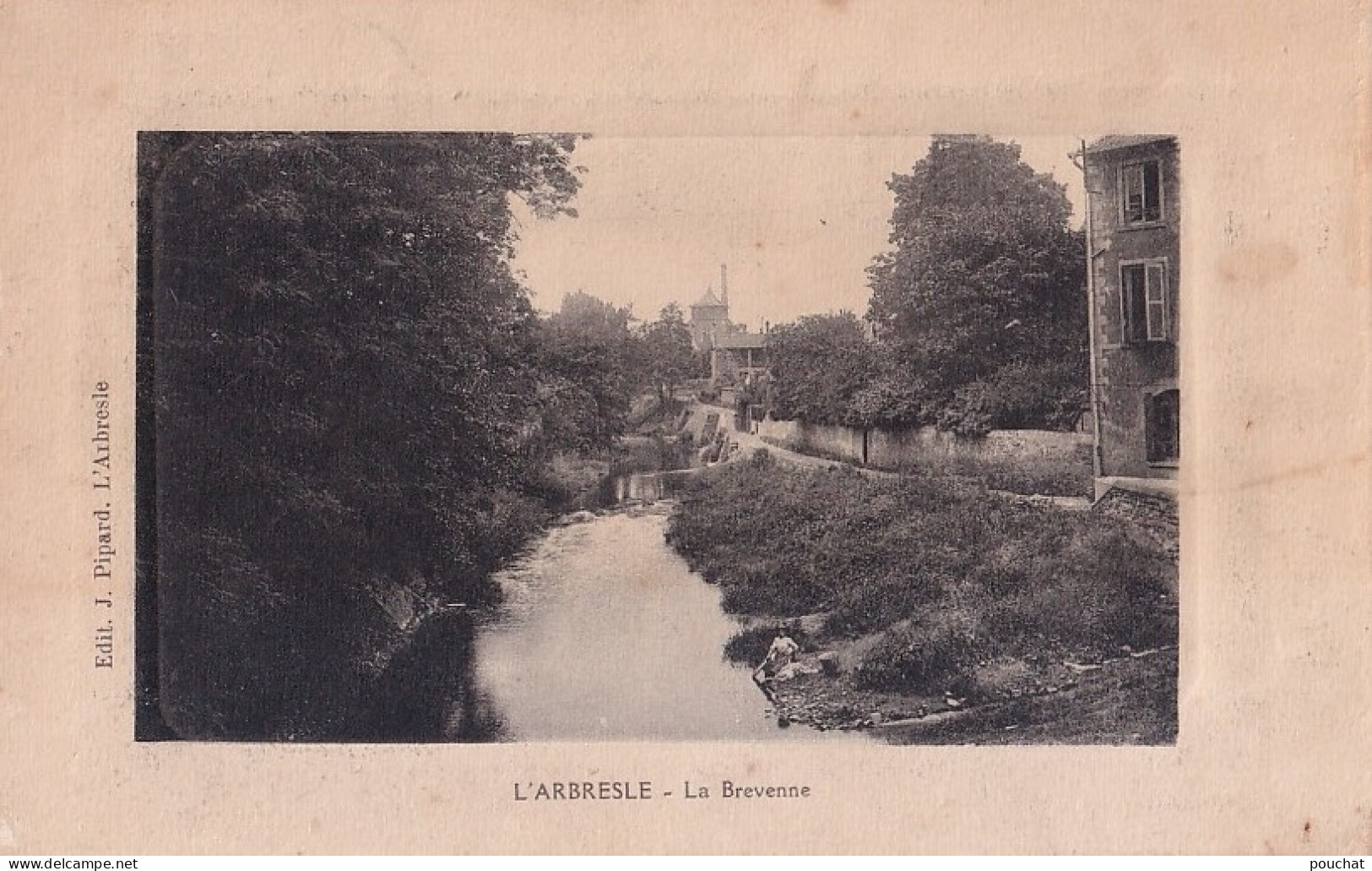 E3-69) L'ARBRESLE - LA BREVENNE - BELLE AFFRANCHISSEMENT DE 1913 - ( 2 SCANS ) - L'Arbresle