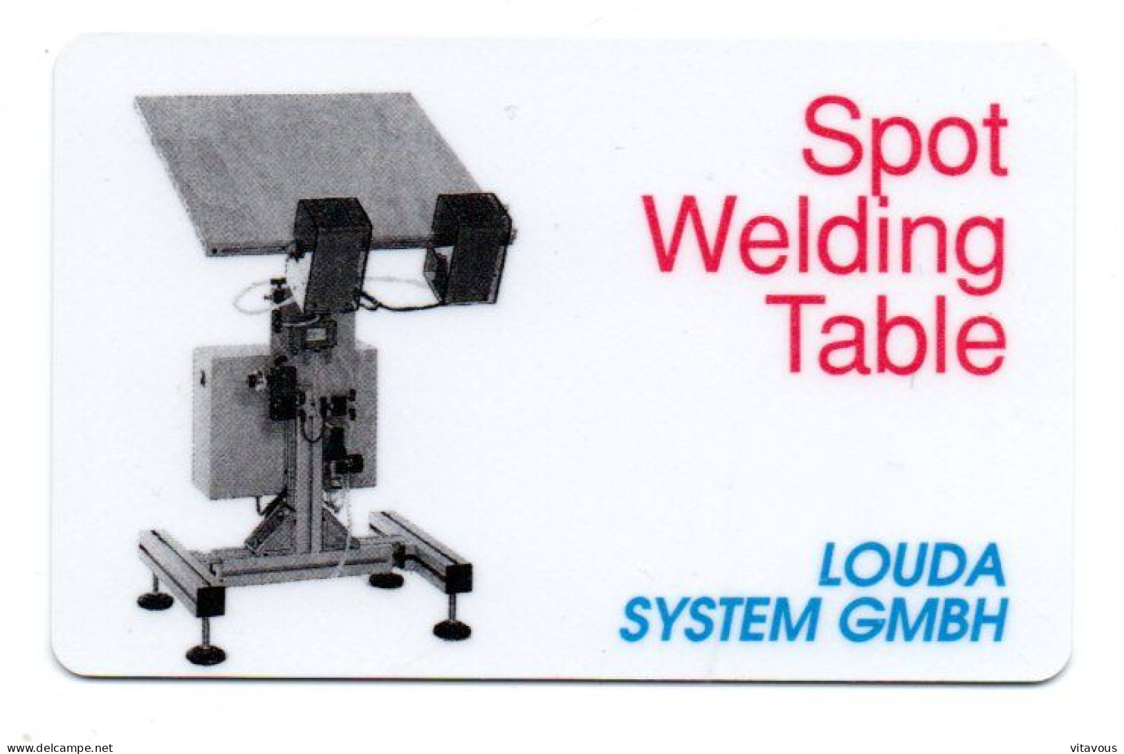 Table Spot  Welding  Carte Allemagne Card (K 176) - Other & Unclassified