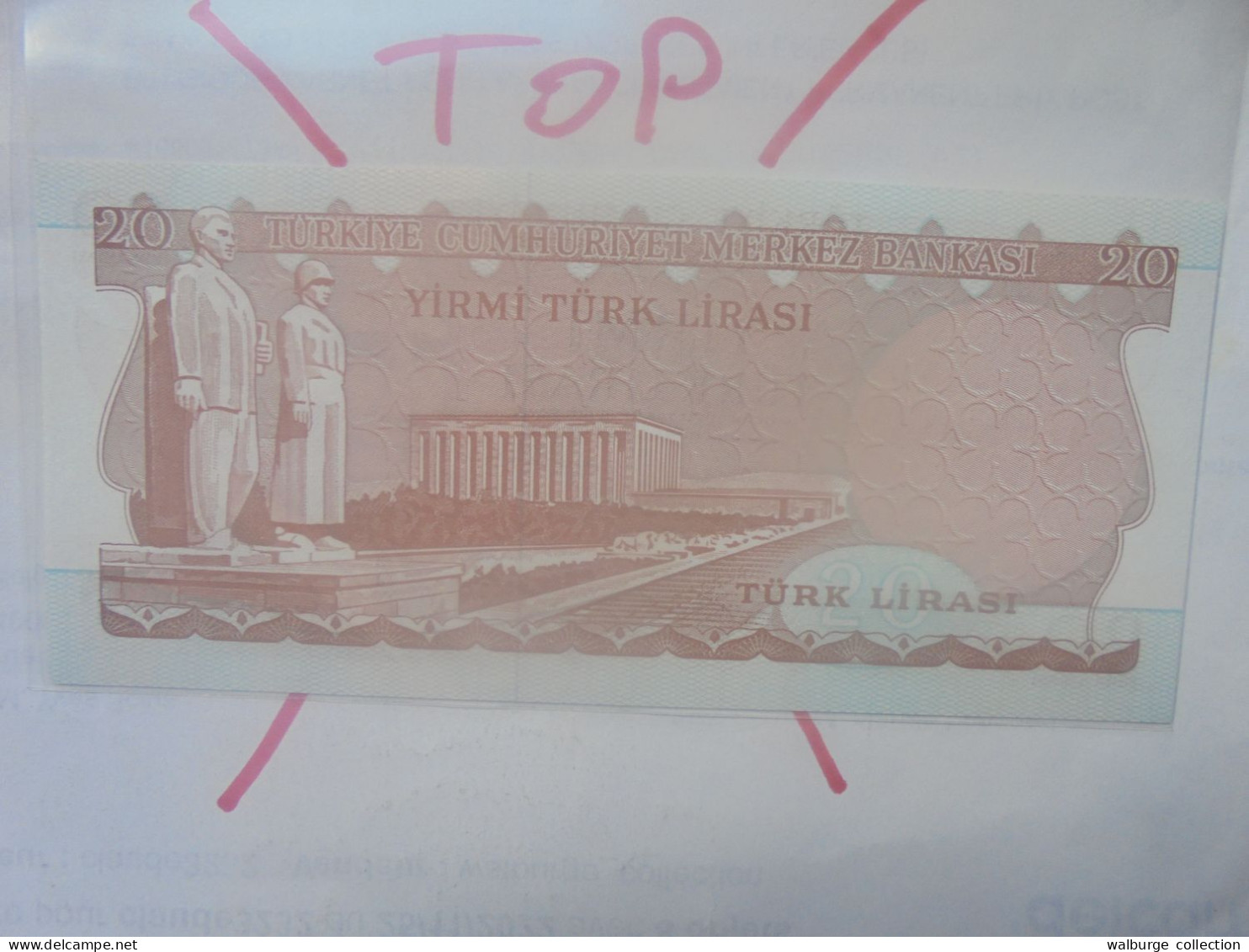 TURQUIE 20 LIRA 1970(74) Neuf (B.33) - Turquia