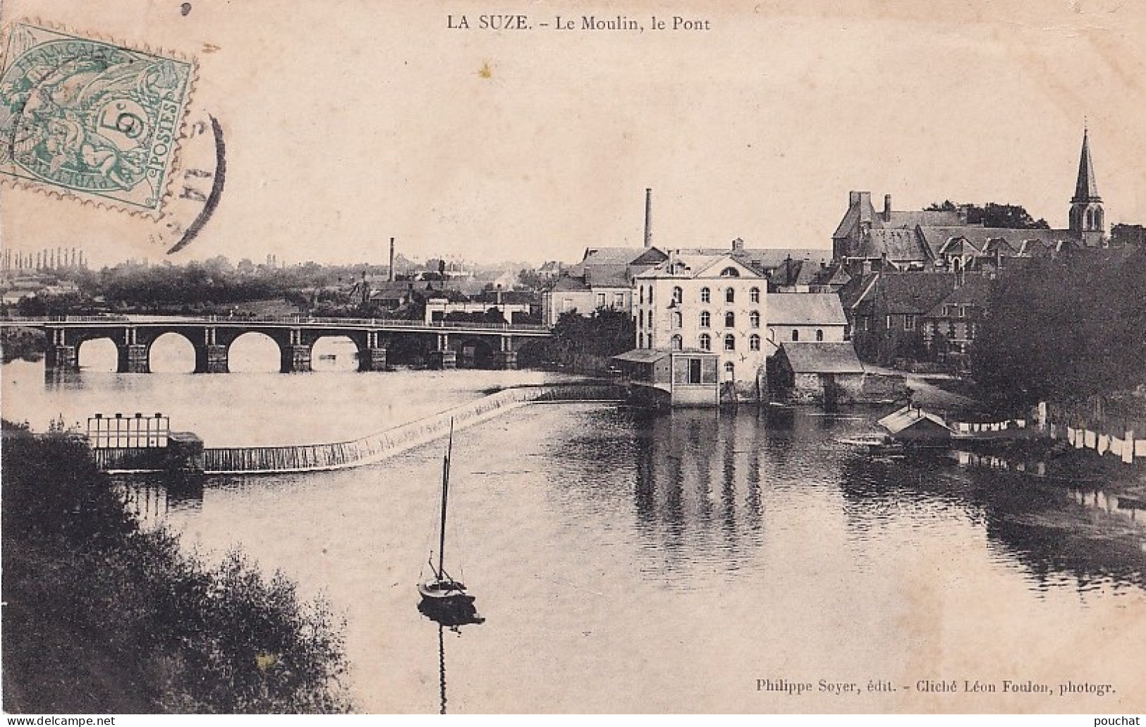 E18-72) LA SUZE - LE MOULIN  - LE PONT - La Suze Sur Sarthe