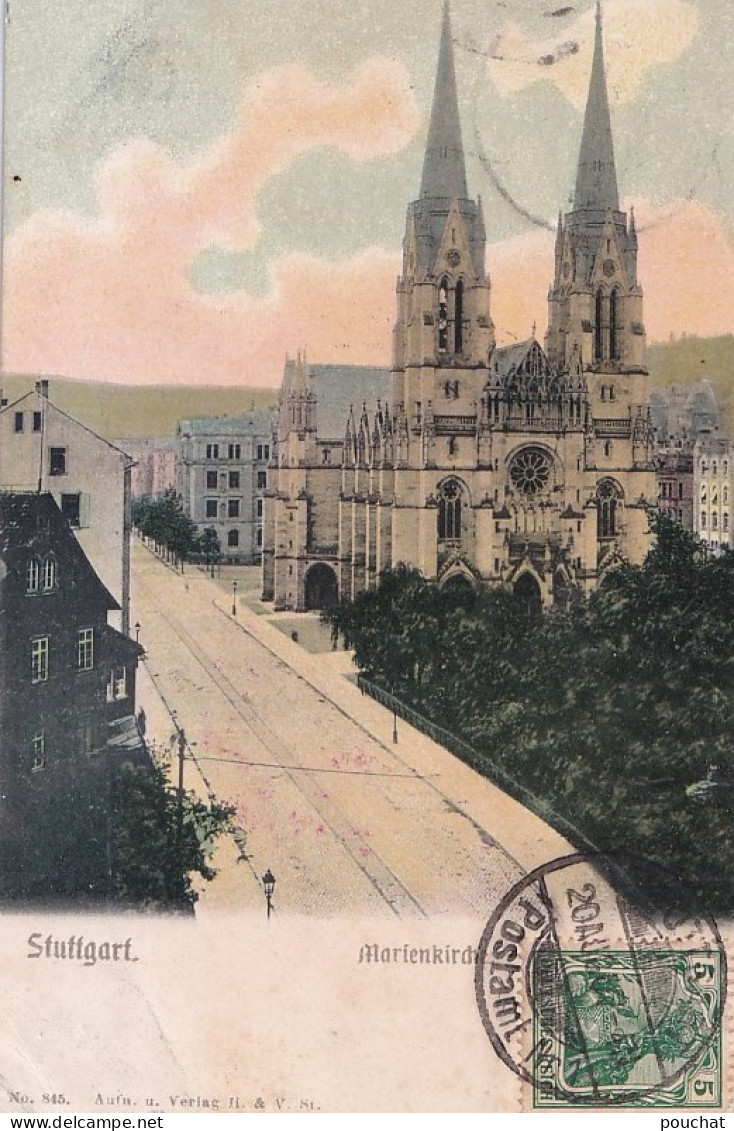 E19- STUTTGART - MARIENKIRCHE  - EN 1907 - Stuttgart