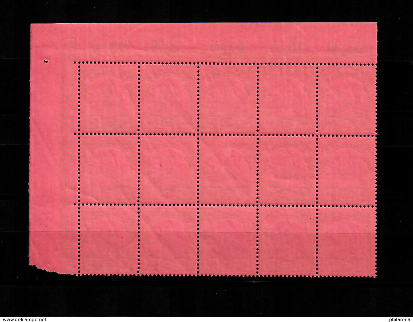 Samoa: MiNr. 15I, 15er Block Vom Eckrand, Postfrisch, ** - Samoa