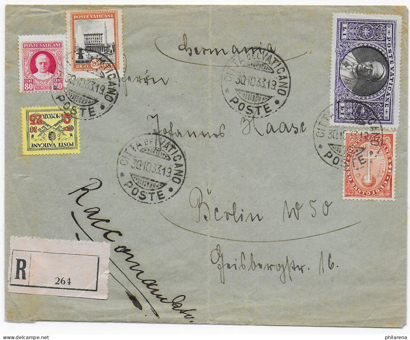 Einschreiben 1933 Nach Berlin - Other & Unclassified