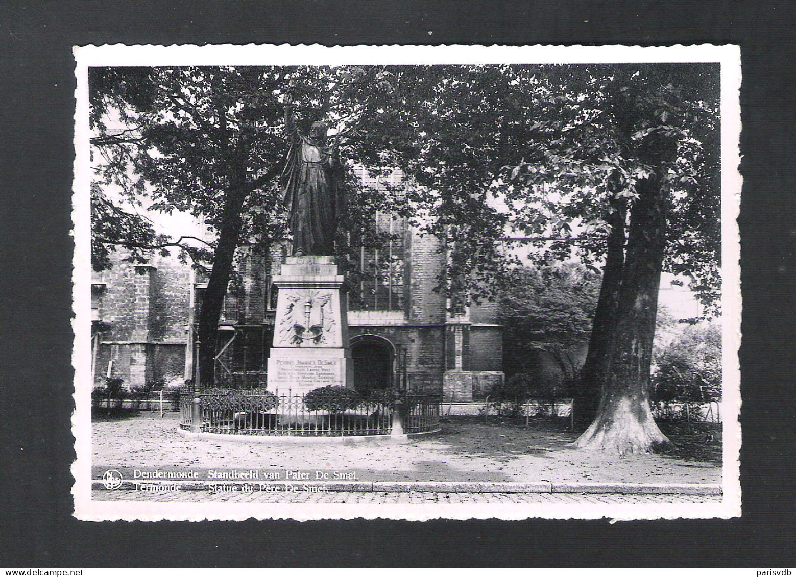 DENDERMONDE - TERMONDE - STANDBEELD VAN PATER DE SMET   - NELS  (9579) - Dendermonde