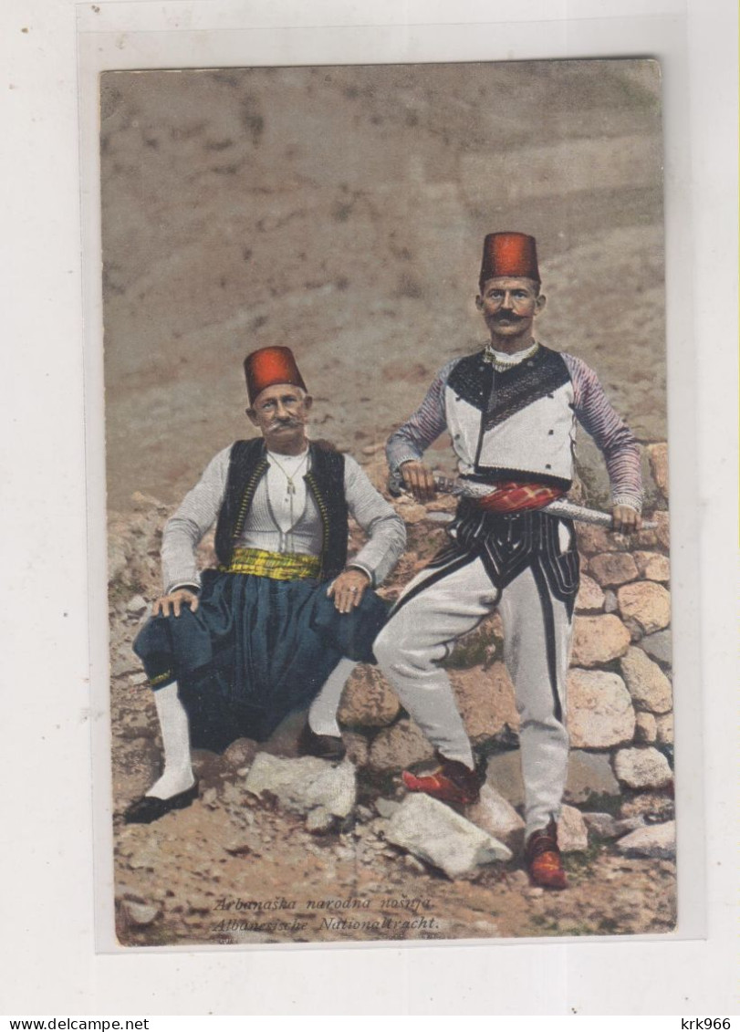 ALBANIA COSTUMES Nice Postcard - Albania