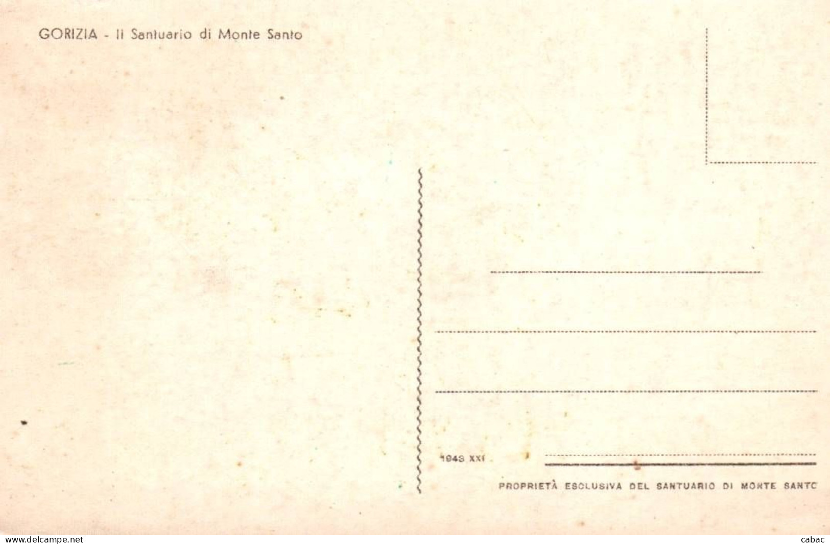 Sveta Gora, Gorica, 1943, Sv. Gora, Il Santuario Di Monte Santo, Gorica, Goriška, Gorizia, Friuli Venezia Giulia - Slovénie