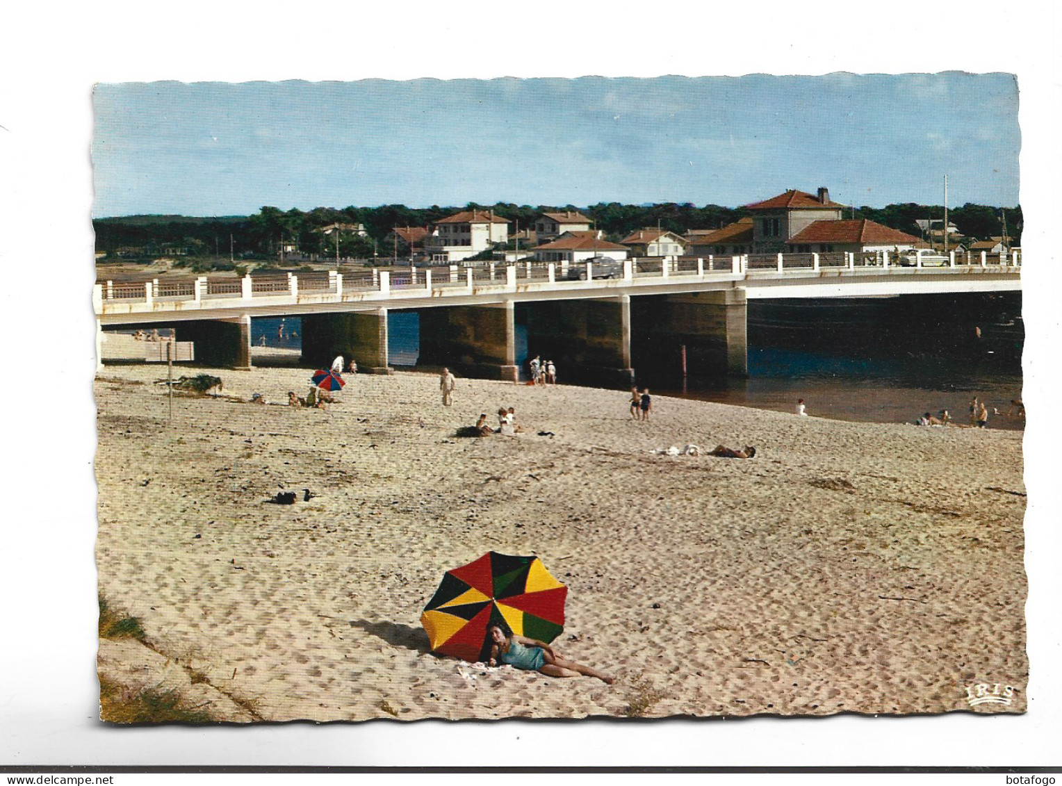 CPM DPT 40 MIMIZAN PLAGE , PLAGE DU COURANT - Mimizan Plage