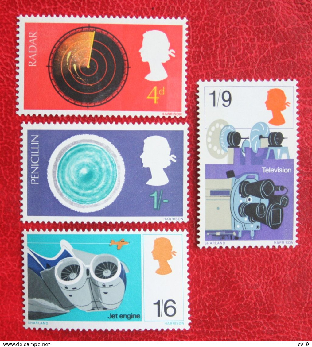 Inventions Erfindungen Discoveries (Mi 470-473 Yv 495-498) 1967 POSTFRIS MNH ** ENGLAND GRANDE-BRETAGNE GB GREAT BRITAIN - Nuevos