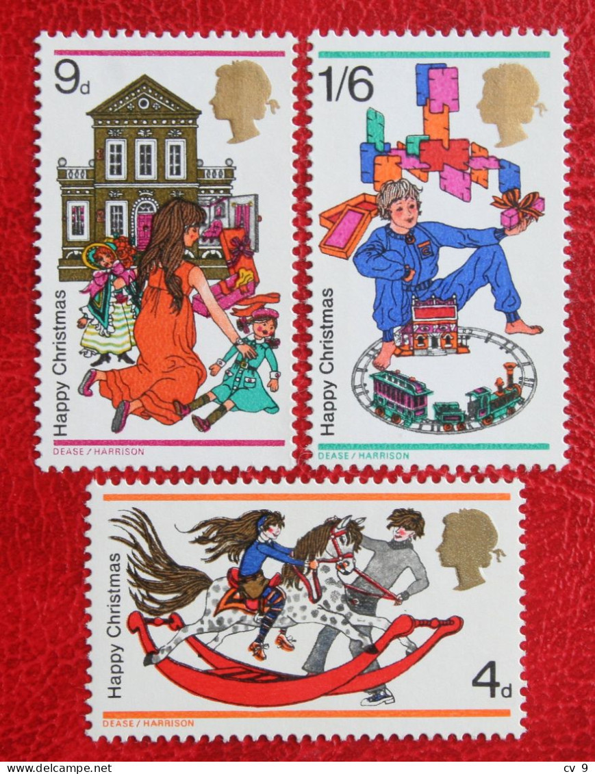 Natale Weihnachten Xmas Noel Kerst (Mi 493-495 Yv 546-548) 1968 POSTFRIS MNH ** ENGLAND GRANDE-BRETAGNE GB GREAT BRITAIN - Ongebruikt