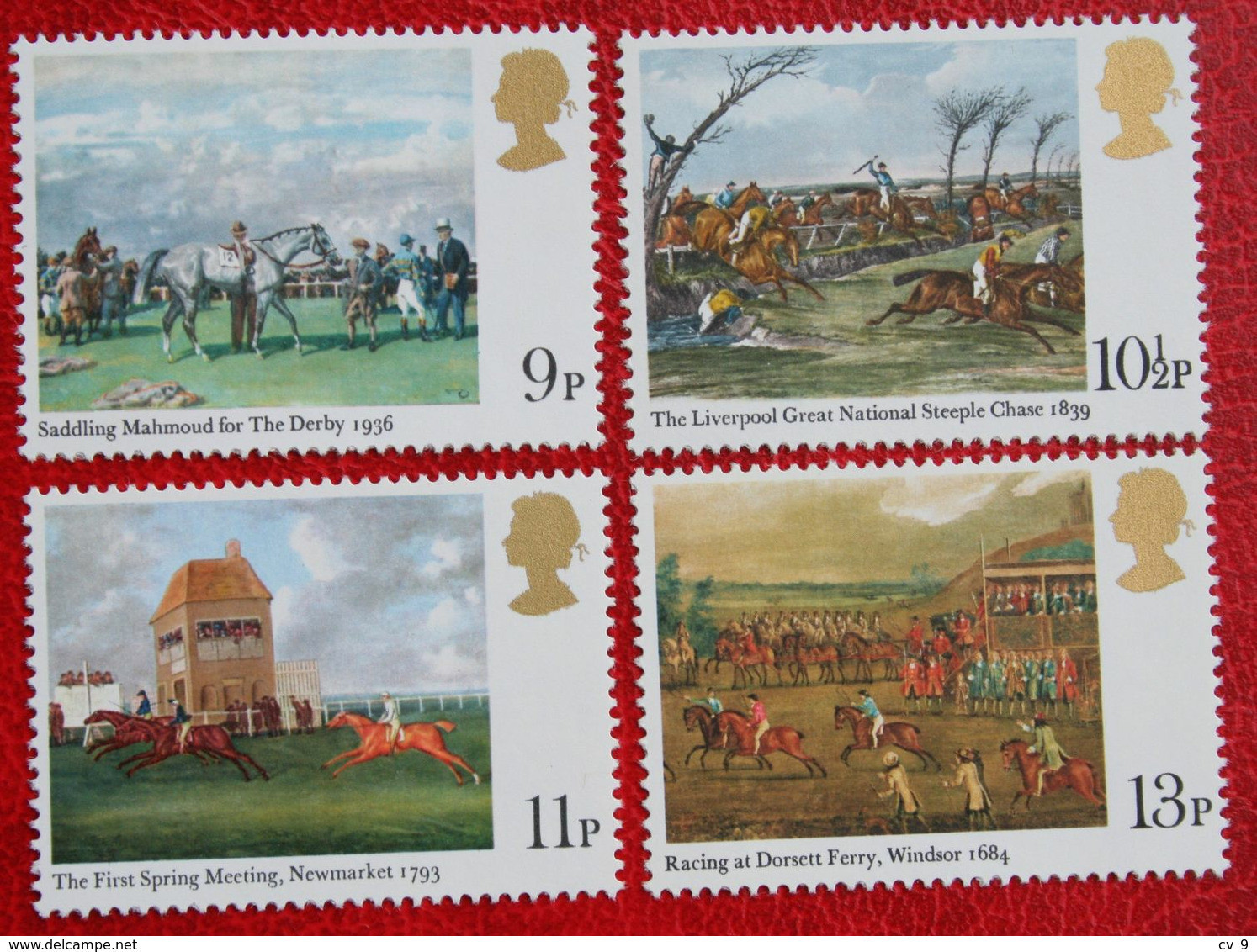 Horse Racing Pferde Paard Cheval (Mi 793-796) 1979 POSTFRIS MNH ** ENGLAND GRANDE-BRETAGNE GB GREAT BRITAIN - Nuovi