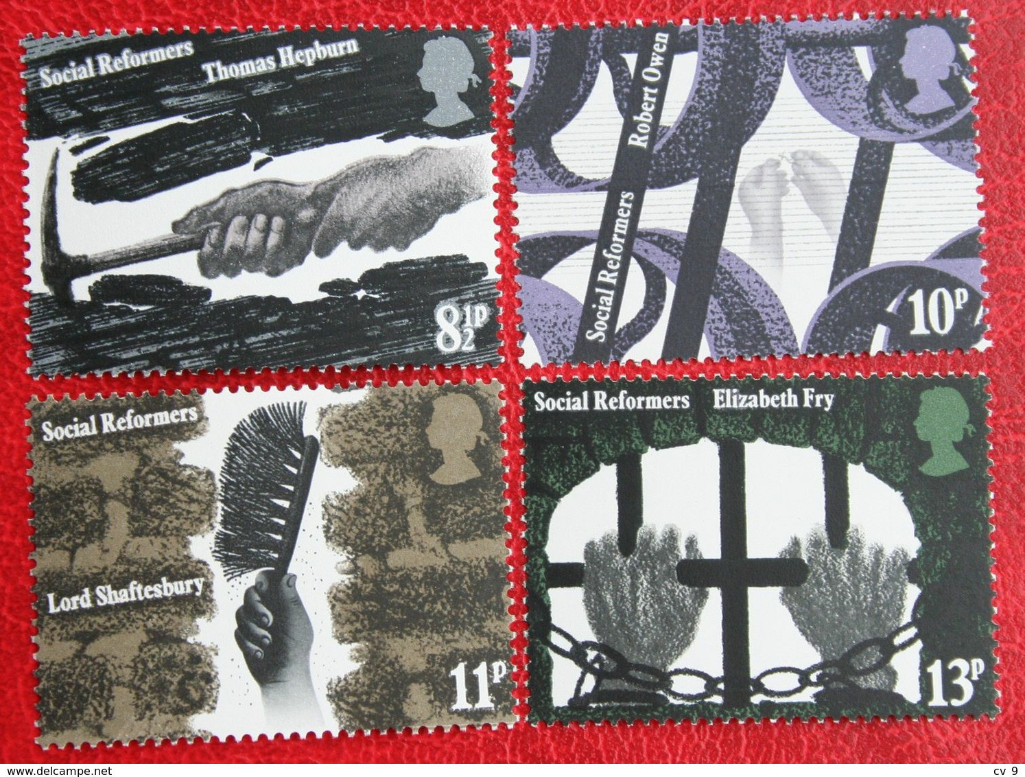 Social Reformers (Mi 706-709) 1976 POSTFRIS MNH ** ENGLAND GRANDE-BRETAGNE GB GREAT BRITAIN - Unused Stamps