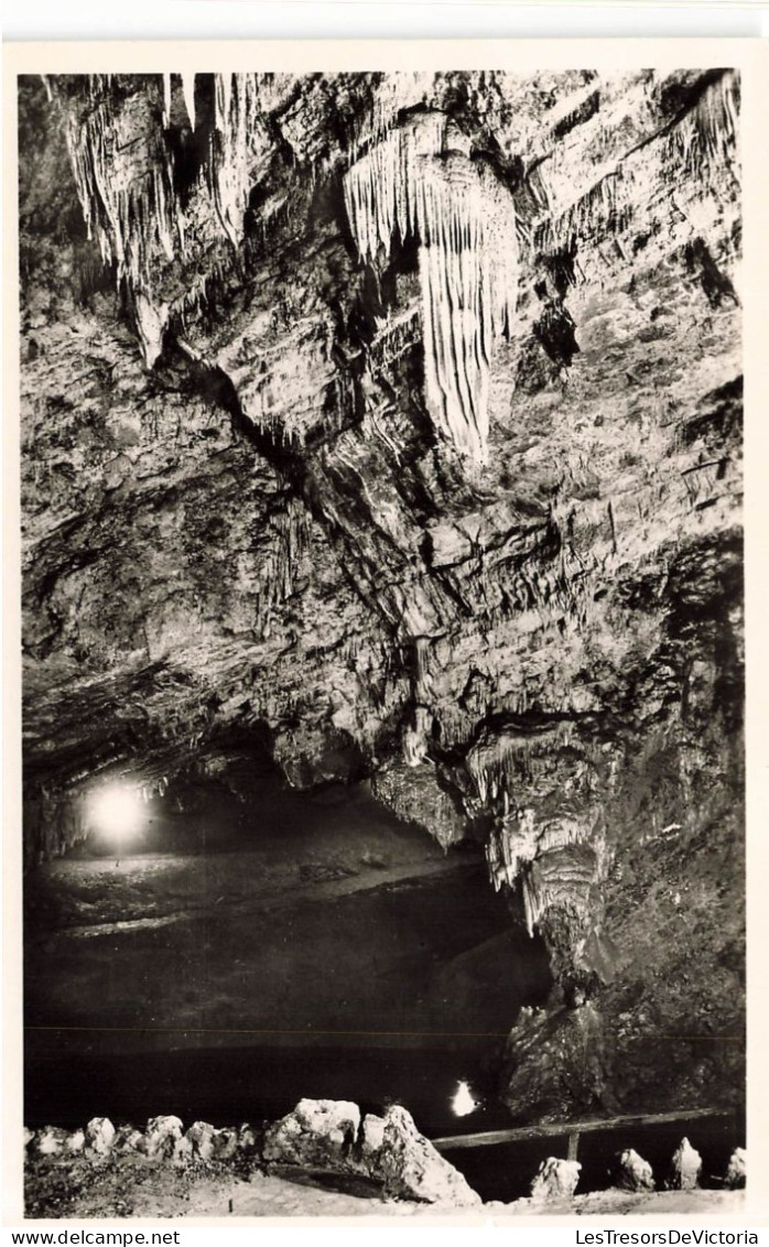 BELGIQUE - Les Grottes De Han Sur Lesse - La Salle D'Armes - Vue à L'intérieur De La Grotte - Carte Postale Ancienne - Rochefort