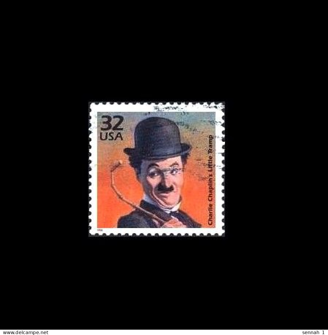 USA: 'Charles Chaplin – The Little Tramp – Silent Film, 1998', Mi. 2922; Yv. 2695; Sc. 3183a; SG 3392 Oo - Used Stamps