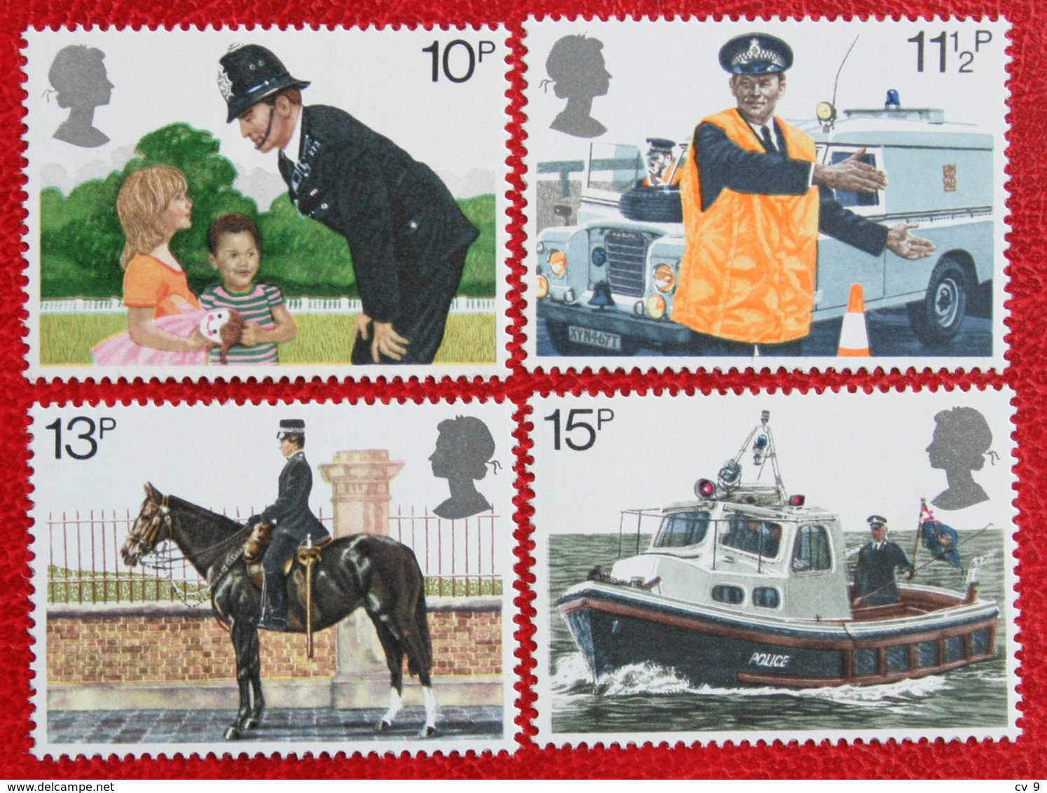 Police Work Bobby Pferd Hirse Boat Shiff (Mi 808-811) 1979 POSTFRIS MNH ** ENGLAND GRANDE-BRETAGNE GB GREAT BRITAIN - Neufs