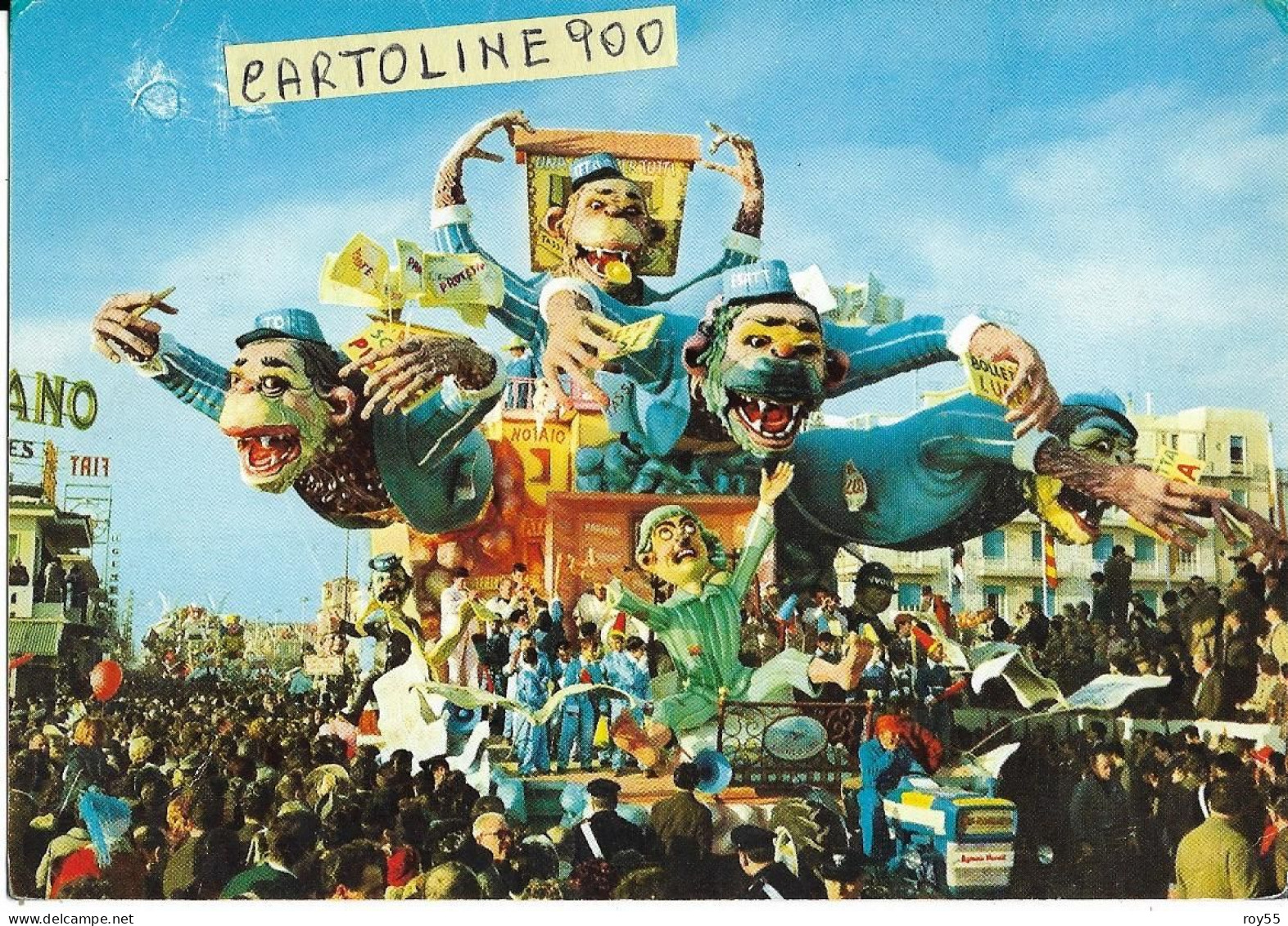 Toscana-viareggio Carnevale Di Viareggio Sogni Di Congiuntura Anni 60 Di Nilo Lenci (vedi/retro) - Viareggio