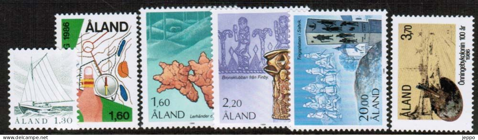 1986 Aland Islands Complete Year Set Mnh. - Aland