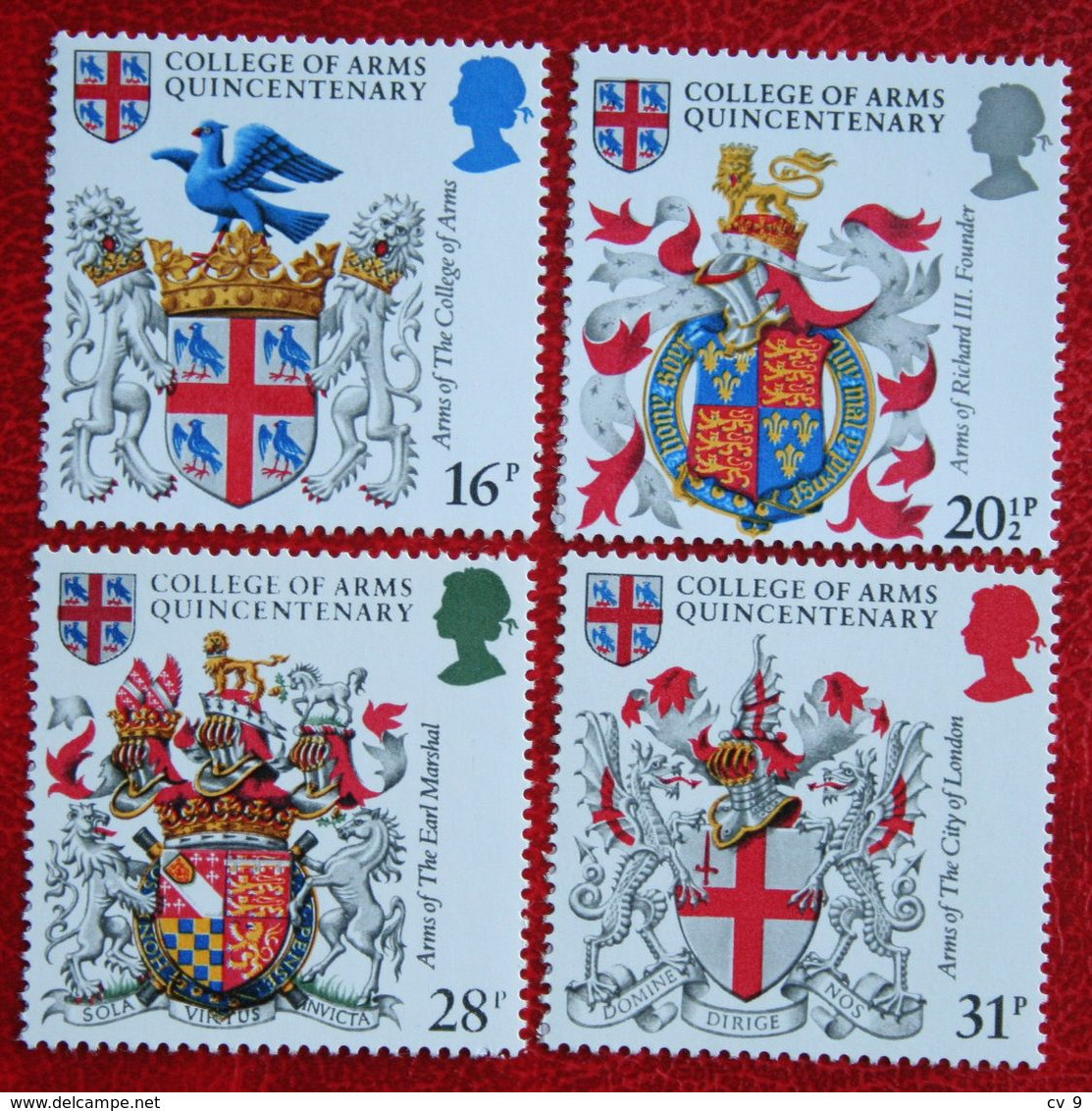 Heraldik: 500 Jahre Wappenamt College Of Arms (Mi 975-978) 1984 POSTFRIS MNH ** ENGLAND GRANDE-BRETAGNE GB GREAT BRITAIN - Neufs