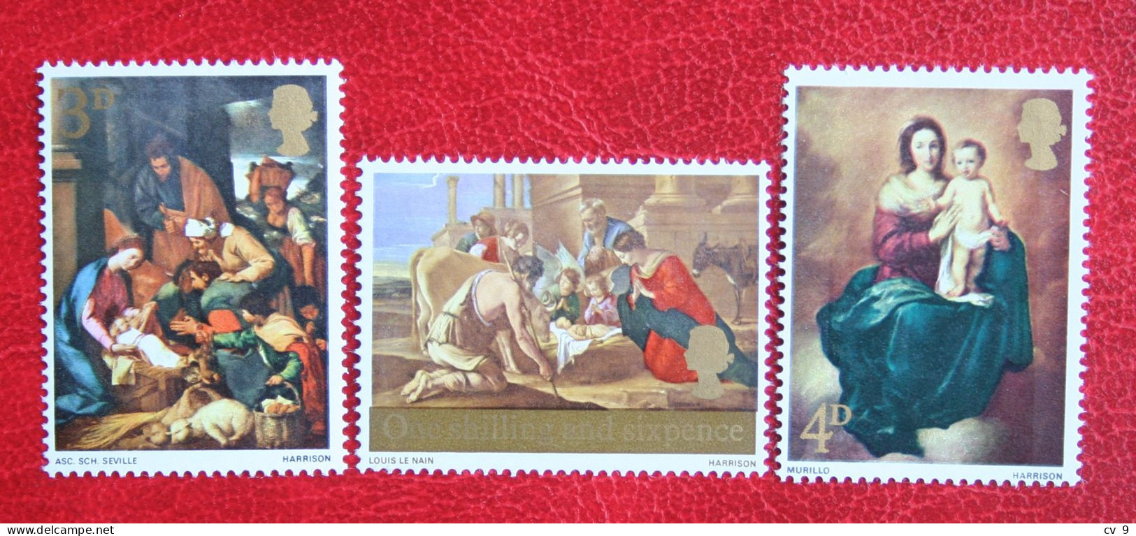 Xmas Noel Paintings Art Gemalde (Mi 474-476 Yv 499-501) 1967 POSTFRIS MNH ** ENGLAND GRANDE-BRETAGNE GB GREAT BRITAIN - Unused Stamps