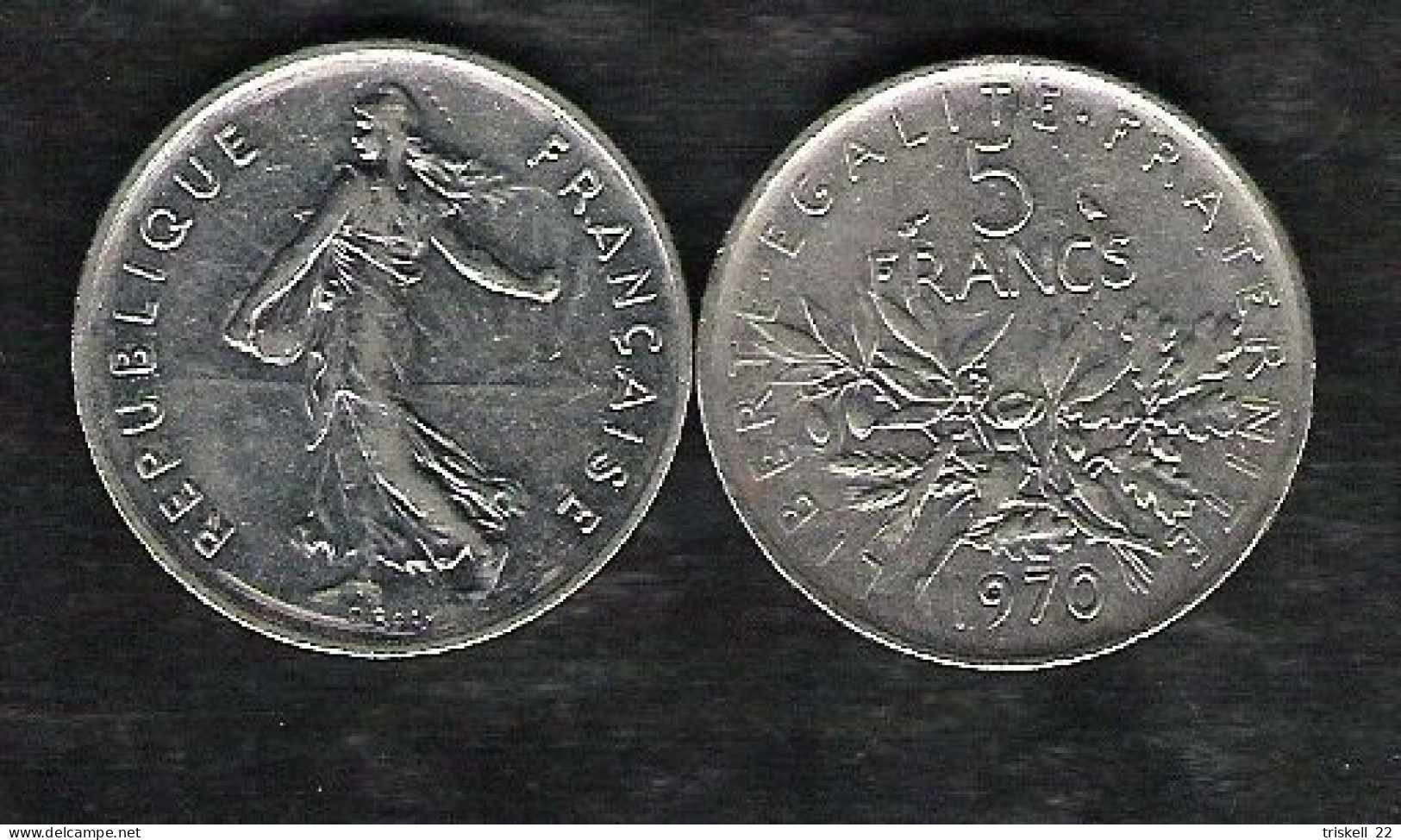Monnaie 5 Fr Semeuse - 1970 - Autres & Non Classés