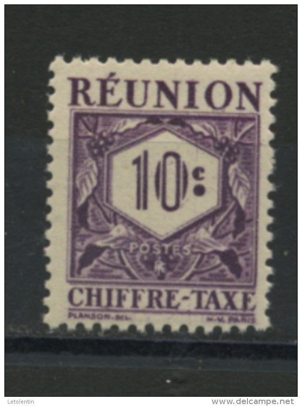 REUNION: - N° Yvert  T26 ** - Timbres-taxe