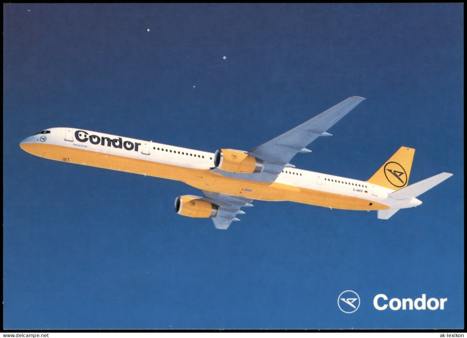 Ansichtskarte  Flugzeug Airplane Avion Condor Boeing 757-300 1994 - 1946-....: Moderne