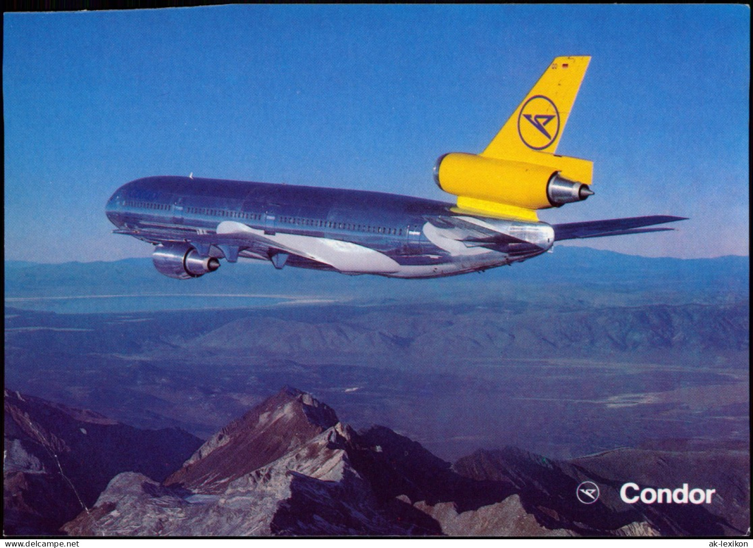 Ansichtskarte  Condor DC 10-30 Mit Technik-Daten Flugzeug Airplane Avion 1975 - 1946-....: Moderne