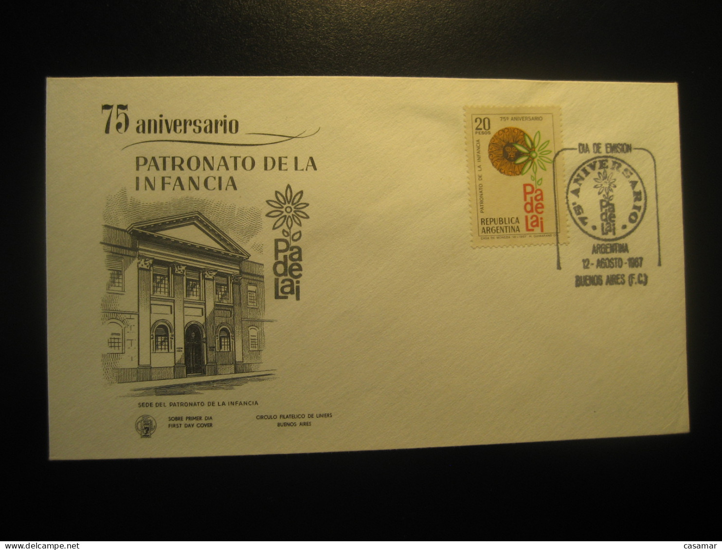 1967 Patronato De La Infancia FDC Cancel Cover ARGENTINA Buenos Aires - Briefe U. Dokumente